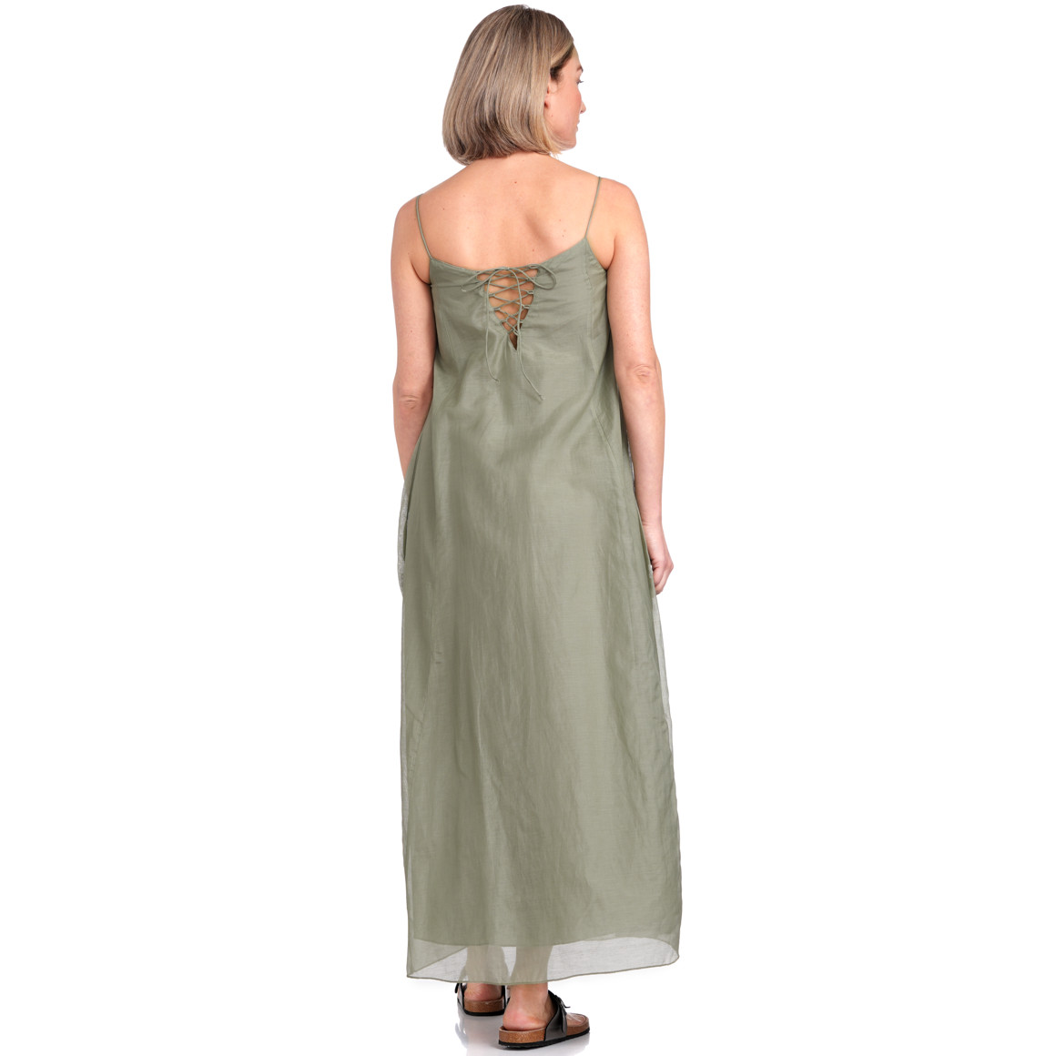 Jonas Nielsen Damen Kleid mit Nacken-Schnürung helloliv