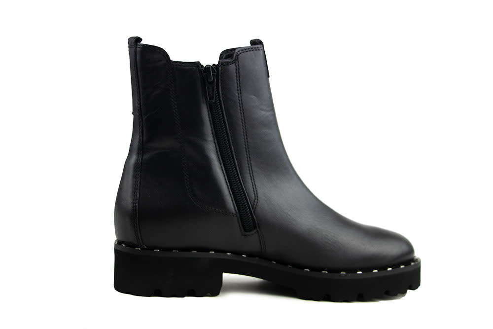 Gabor Chelsea Boots Schwarz Altsilber