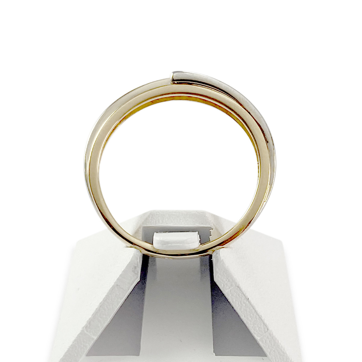 Bague d'occasion or 750  2 tons diamant