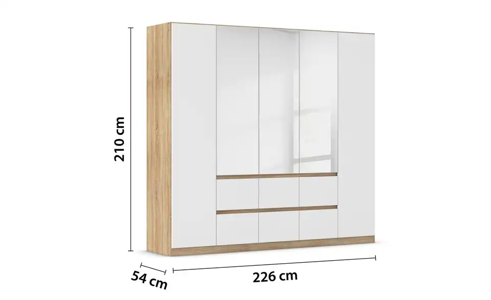 Drehtürenschrank Mainz 226 cm