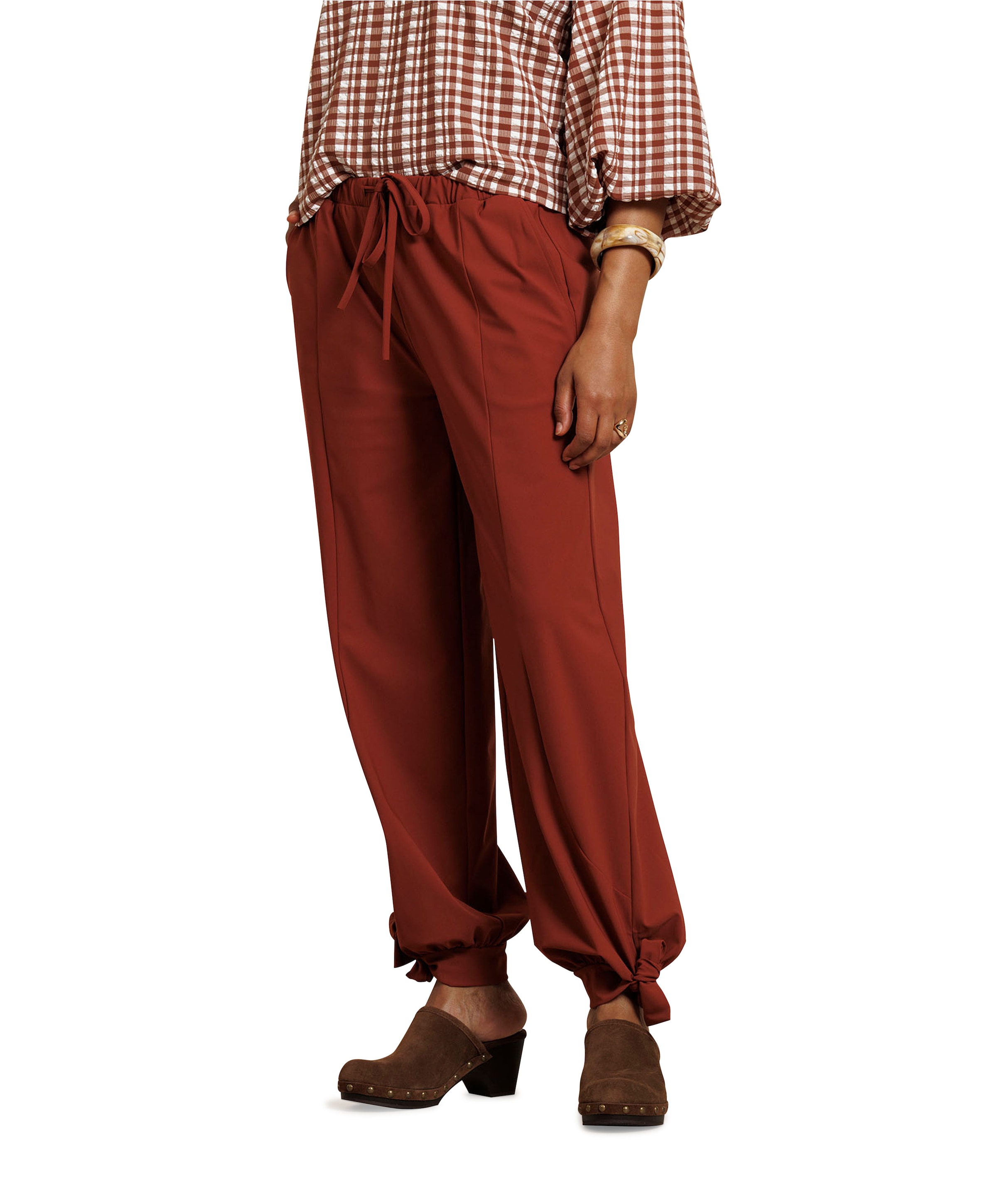 Studio Anneloes Darie balloon dames broek brique