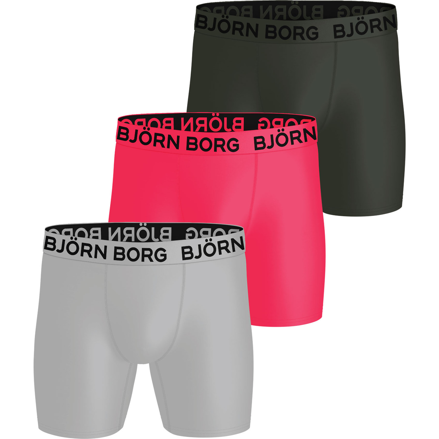 Björn Borg Sports Microfiber Boxer 3-Pack Heren