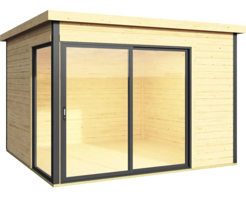 Outdoor Life Domeo 1 tuinhuis inclusief vloer, 319,6 x 319,6 cm, naturel