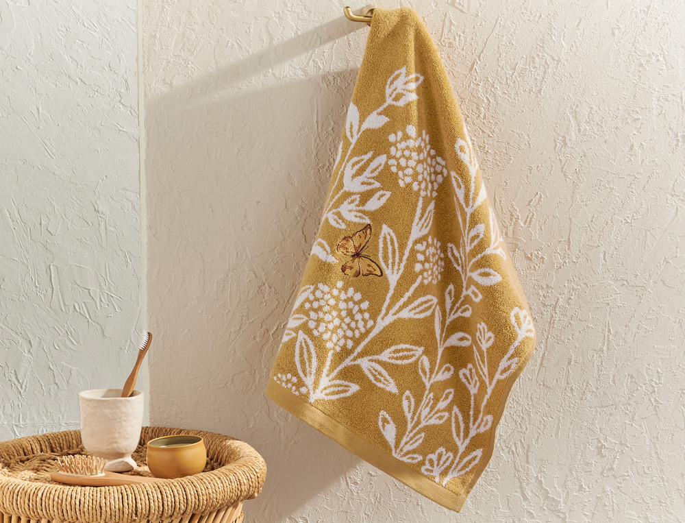 Serviette de bain-De fleur en fleur