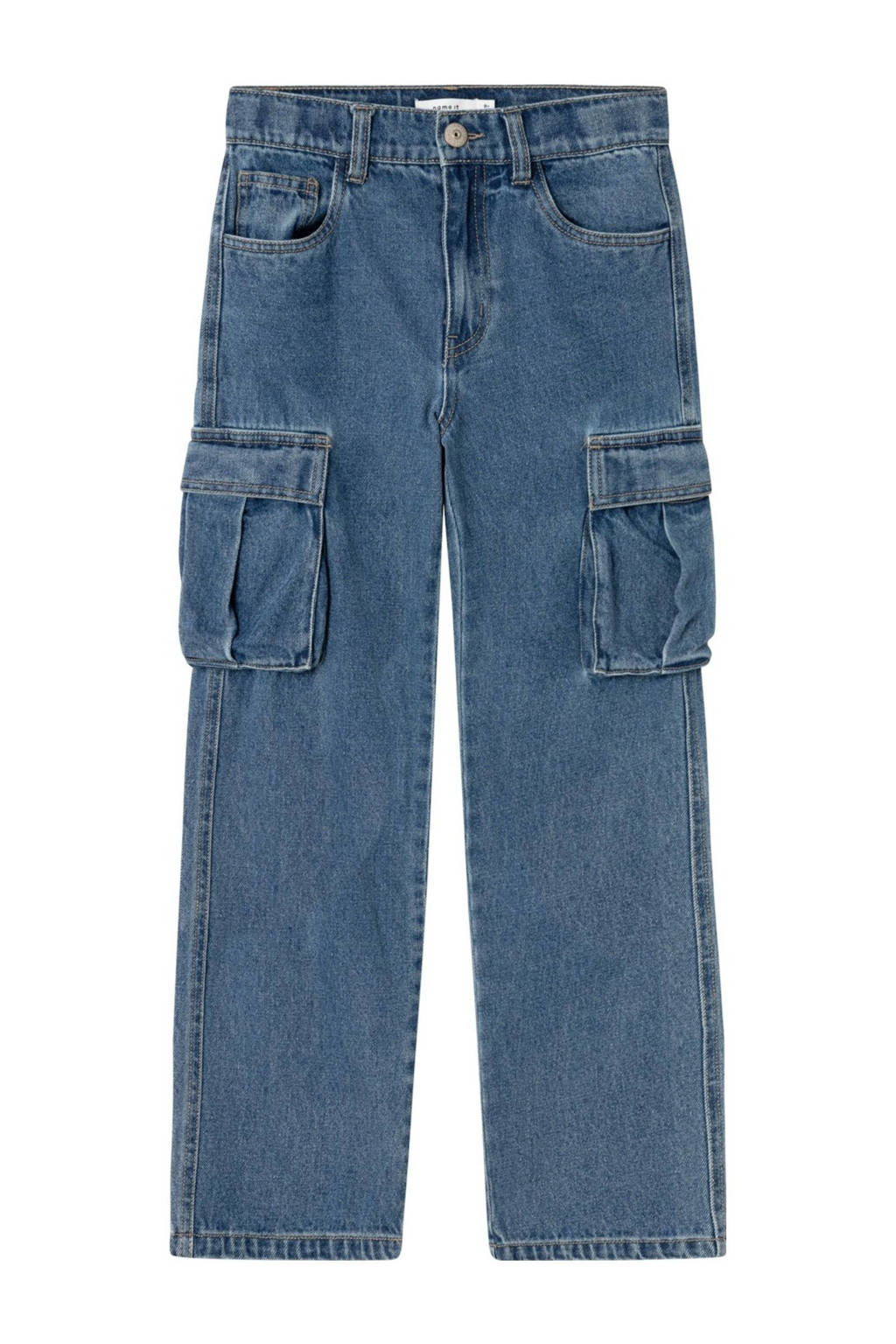 NAME IT straight fit jeans NKMRYAN medium blue denim