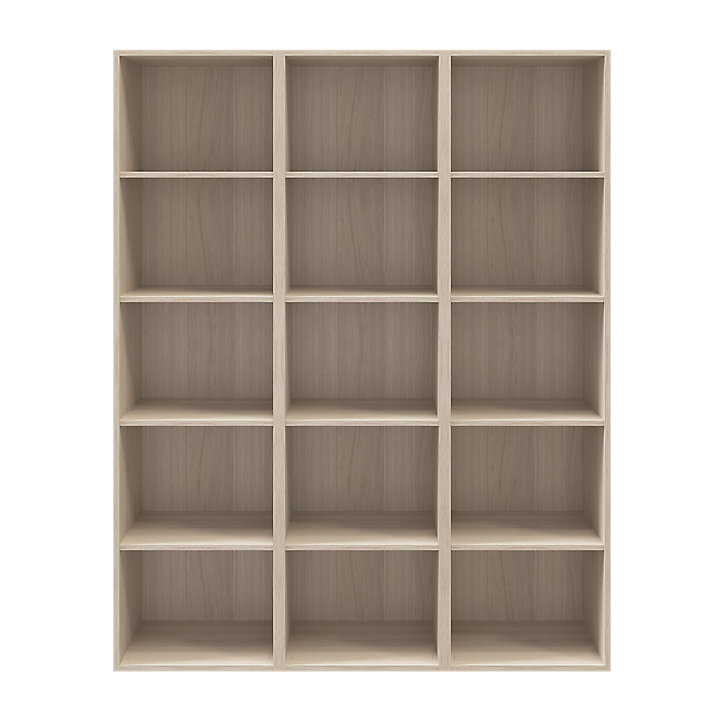 Etagère bibliothèque effet chêne GoodHome Atomia H. 187,5 x L. 150 x P. 35 cm
