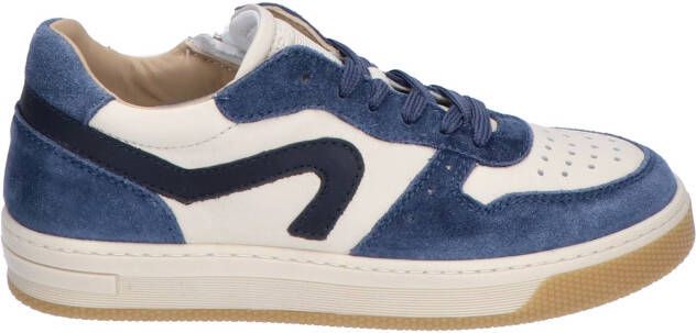 Hip Blauw Meisjes Leer Meerkleurig 27 Sneakers | Sneaker van