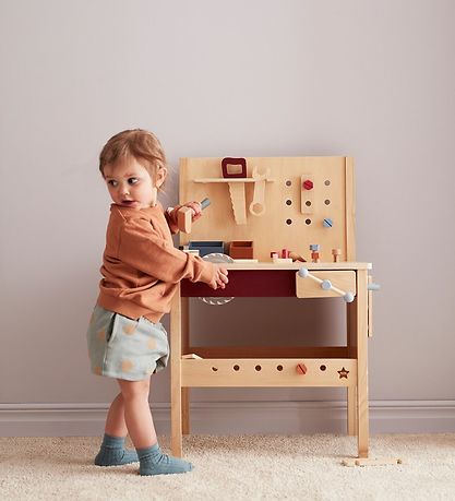 Kids Concept Werkzeugbank - 39 Teile - Holz