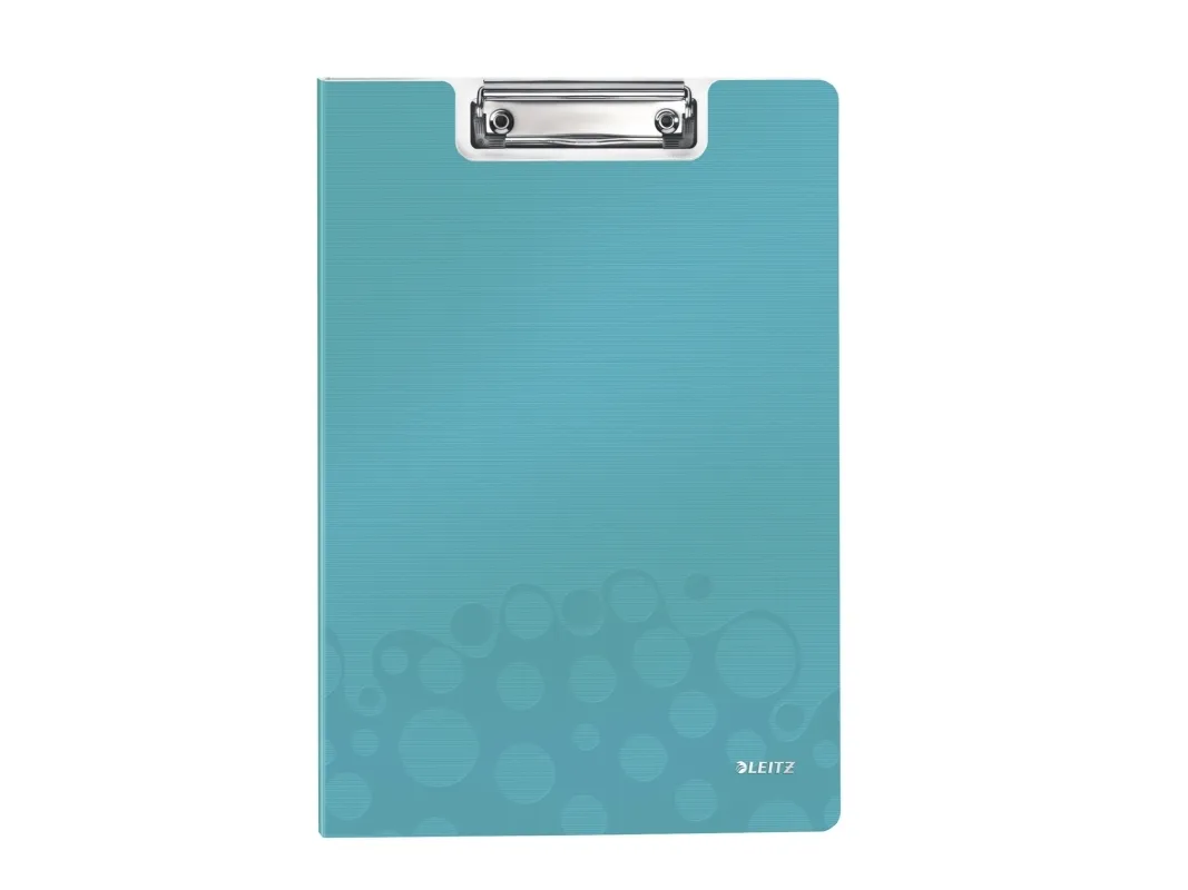 Clipboard med forside Leitz WOW A4 Isblå - (10 stk.)