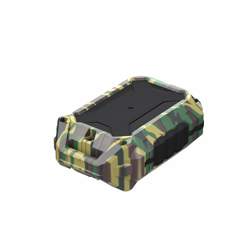 AirPods Pro Hybrid Hardcase Schutzhülle mit Karabinerhaken - Camouflage