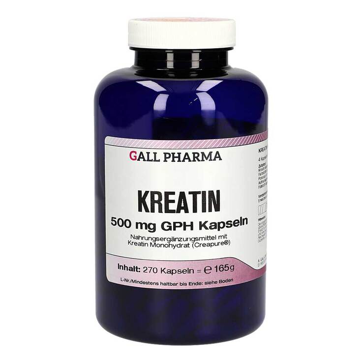 Kreatin GPH 500 mg Kapseln, 270 St