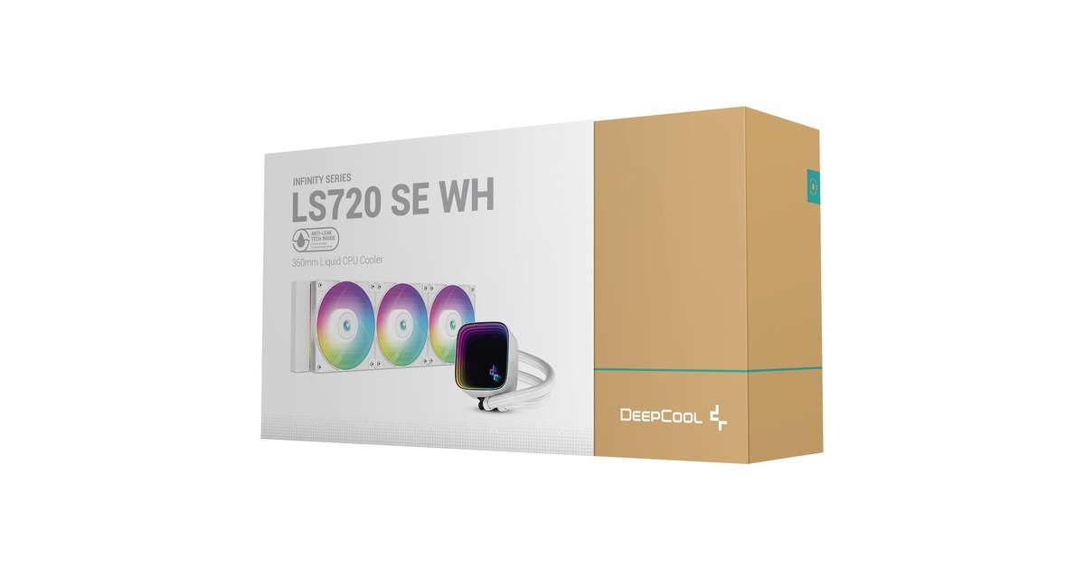 DeepCoolLS720 SE 360 mm waterkoeling  (Wit, 4-pins PWM fan-connector)