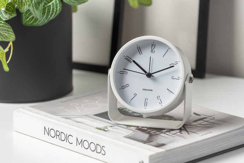 Alarm Clock Regal Numbers KA5989RD Blush red