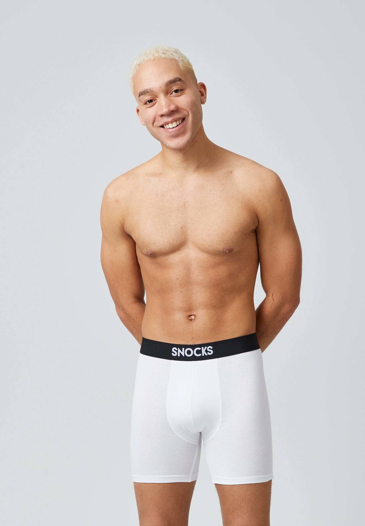 SNOCKS| Herren Boxershorts mit längerem Bein