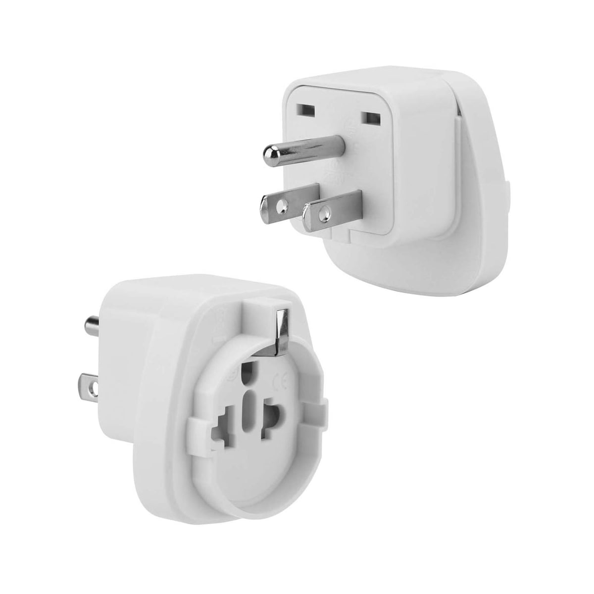 4x Socket Adapter Reise Plug Converter (type b til eu)