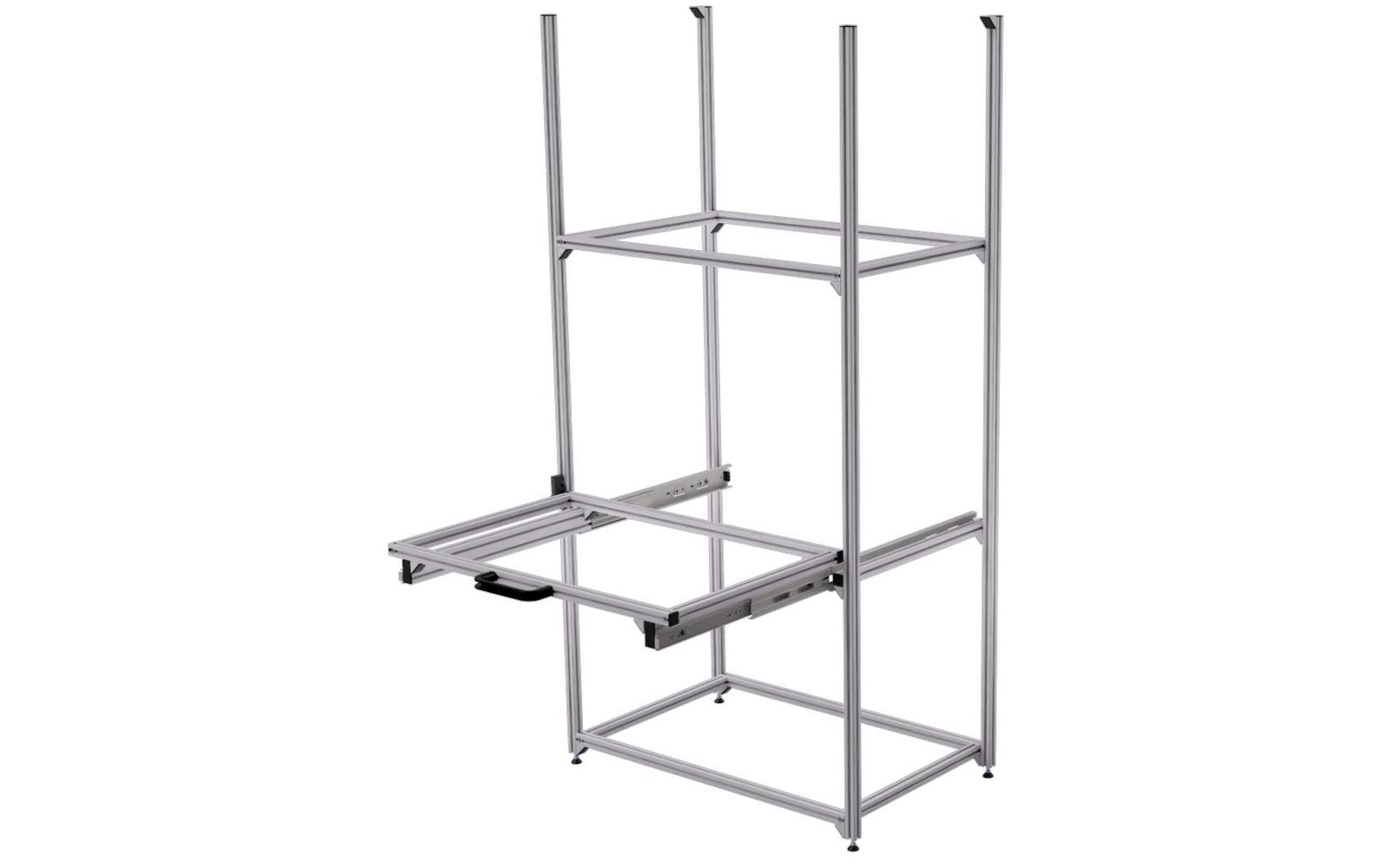 Regalsystem Quer 64 mit Teleskop SYS-Rack