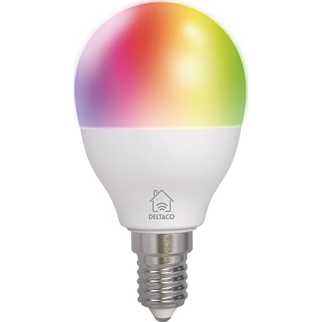 Deltaco LED pære 4,9W - smart lys