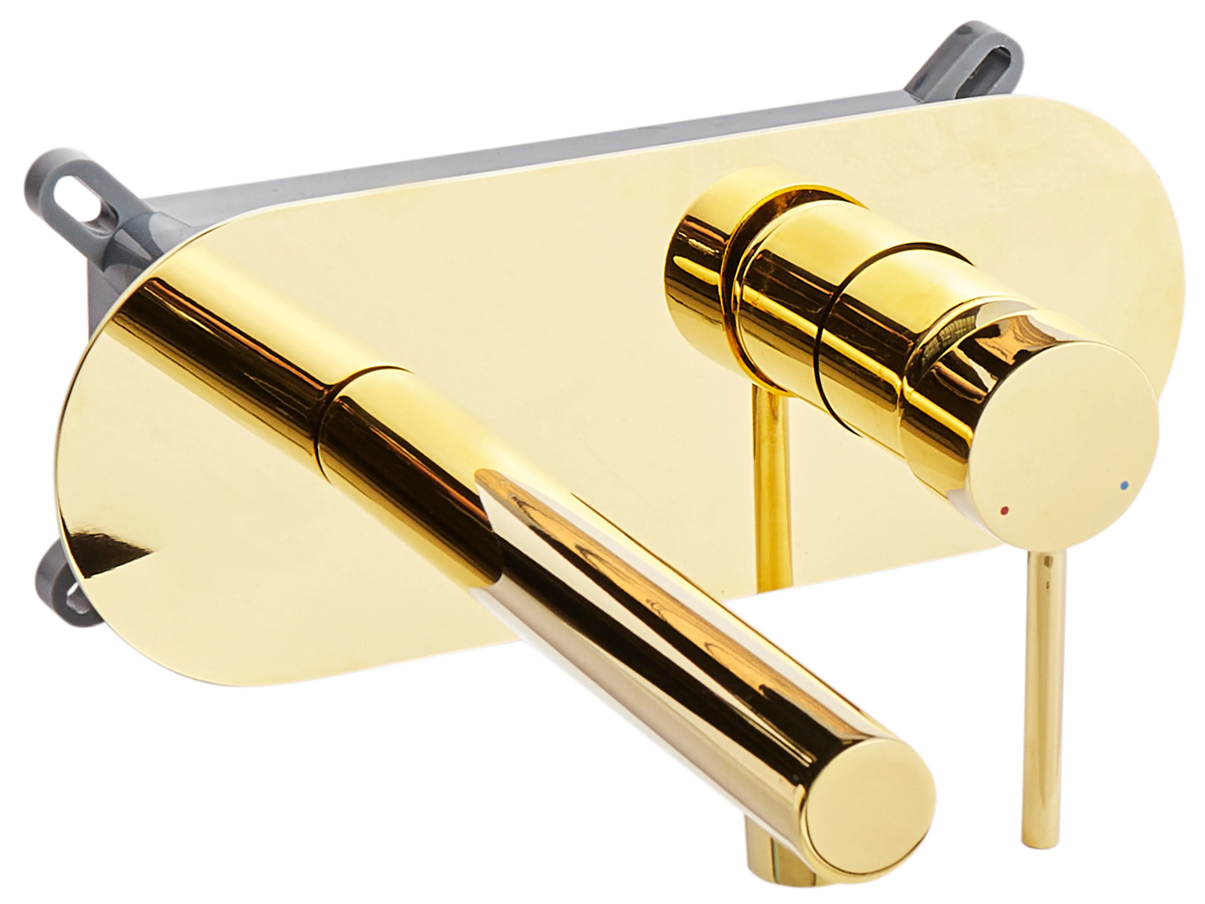 Wandgemonteerde mengkraan CLAVIJO Messing Goud