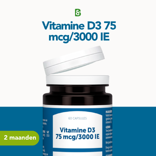 Bonusan Vitamine D3 75mcg 3000IE Capsules 60CP