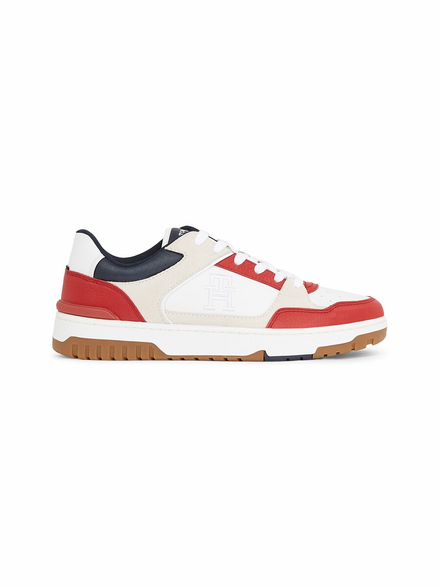 TOMMY HILFIGER<br>Tênis Street Block em leer