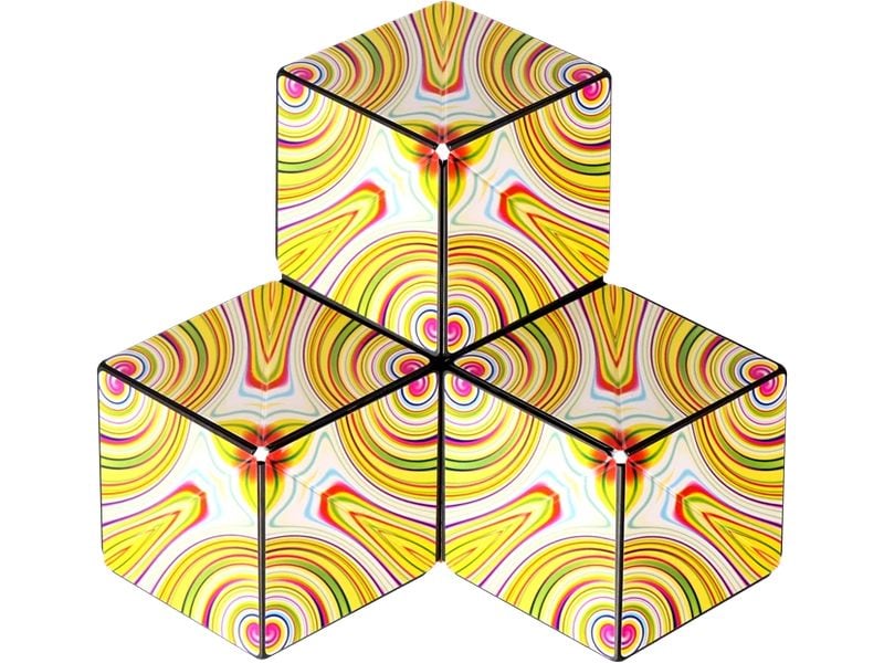 Shashibo Cube Technicolor – by Artist Laurence Gartel 2.0 Magnetischer Zauberwürfel