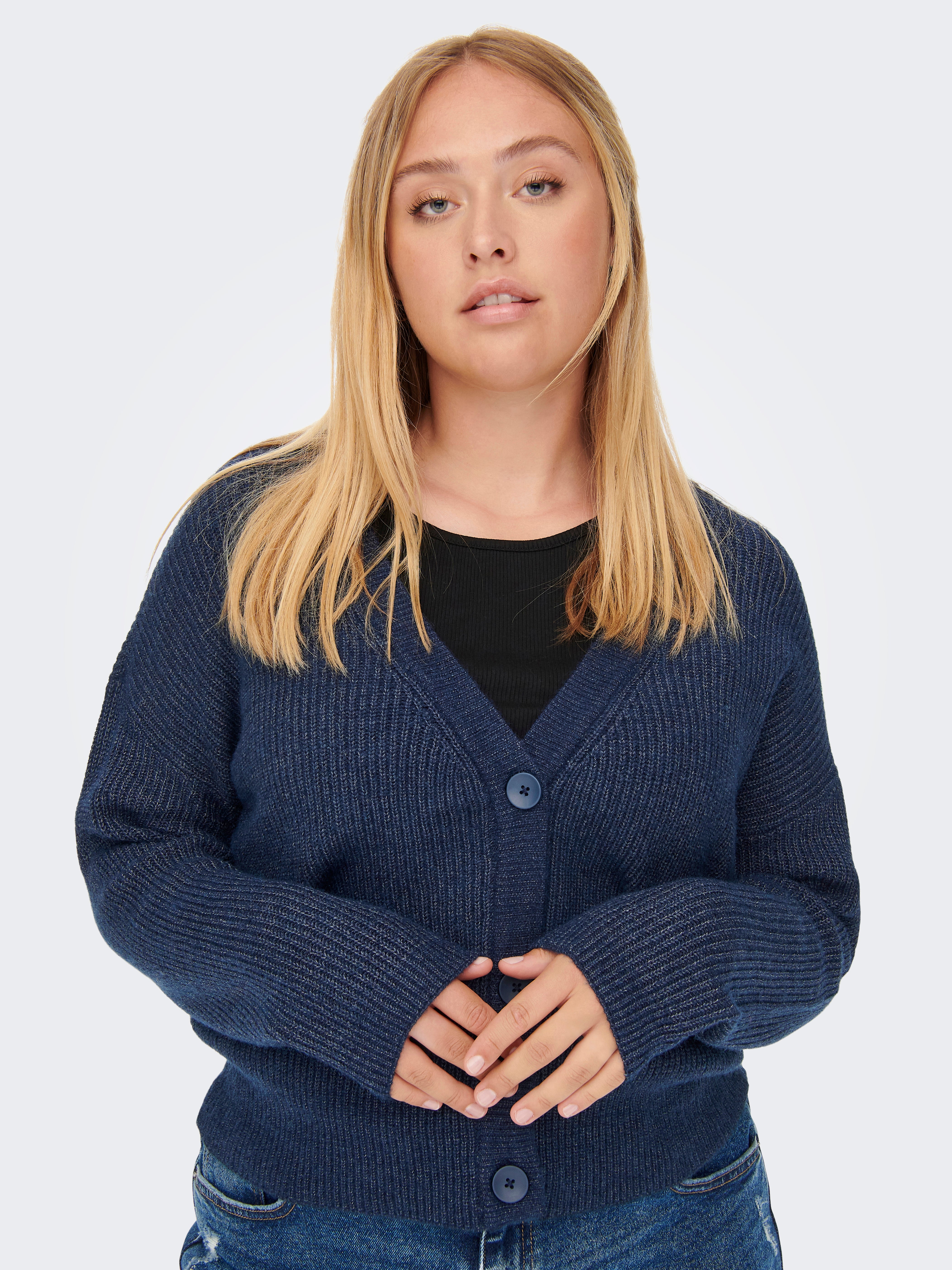 CARESLY Strickpullover Maritime Blue