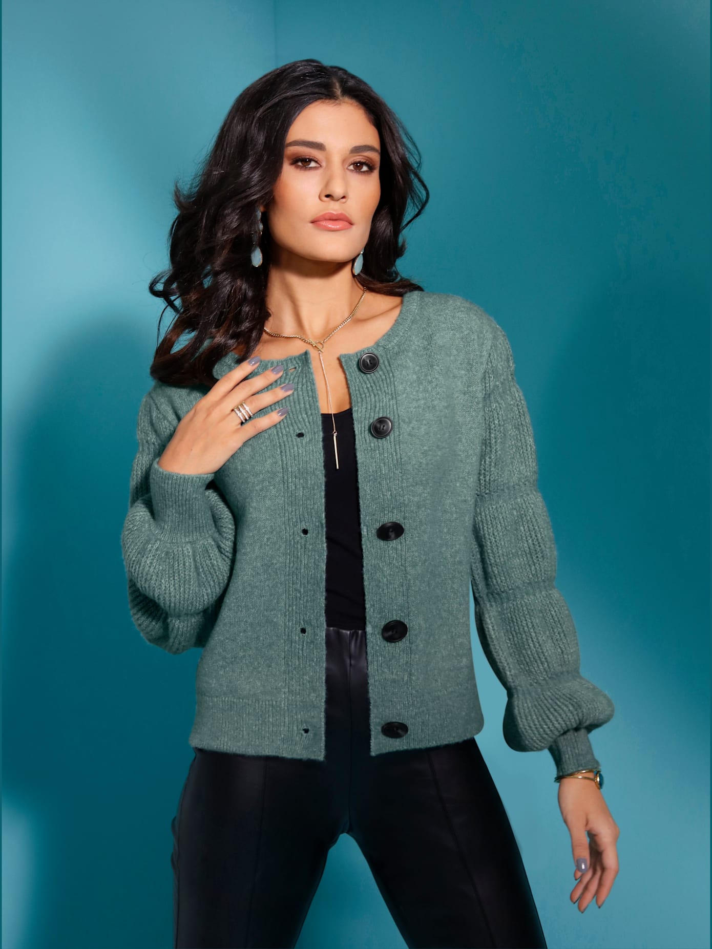 Cardigan 10% laine