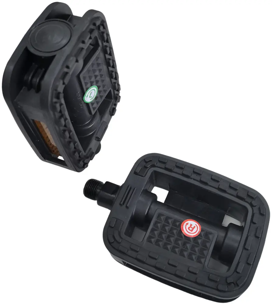 Pedal plast/gummi Senior - 2 stk.