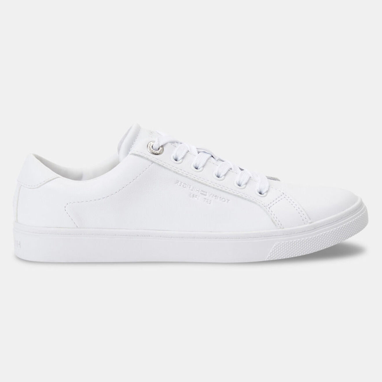 Tommy Hilfiger Baskets en Cuir Leo blanches