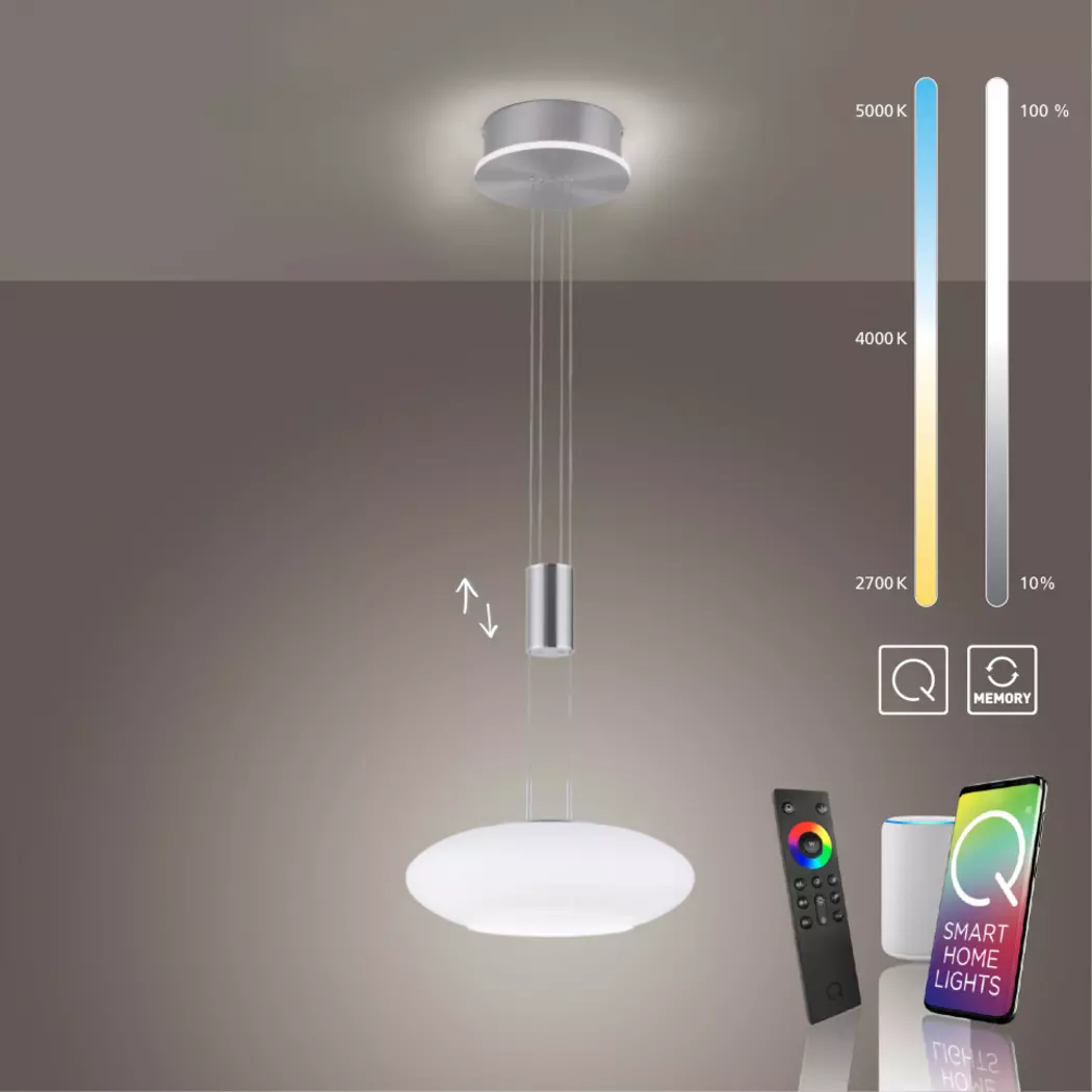 LED-Pendelleuchte Q-Etienne