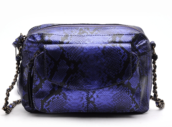 Pieces ville accessoires pcnaina leather cross body fc noos bleu