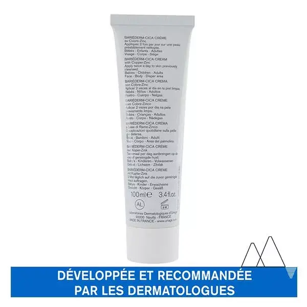Uriage Bariéderm-Cica Creme Reparador de Cobre e Zinco para Pele Danificada 100 ml