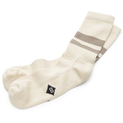 Herren-Ringelsocke, Natur-Taupe