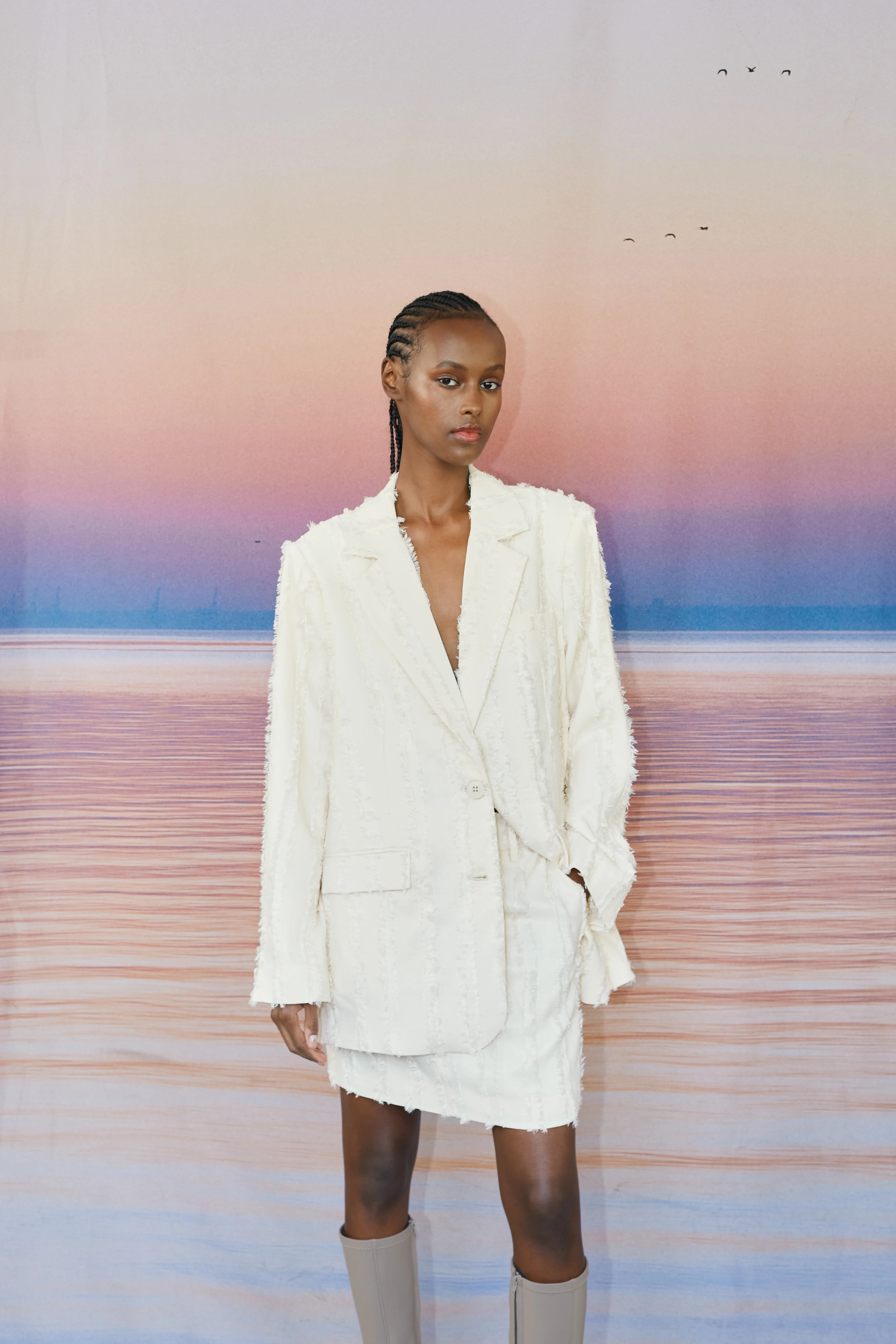 GESTUZ  RayGZ blazer - Afterglow