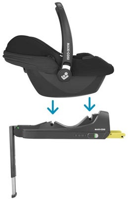 Maxi-Cosi Cabriofix I-Size Babybilstol, Essential Black