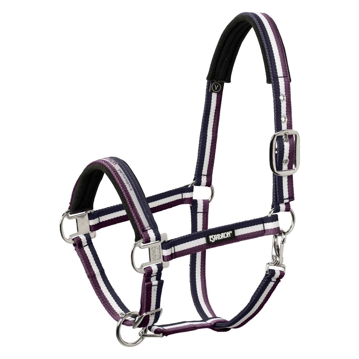 Eskadron Basic Halfter Pin Buckle  - nightblue/white/blackberry