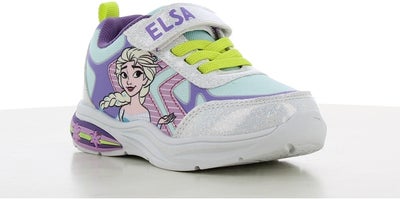 Disney Frozen Blinkende Sneakers, White/Light Blue