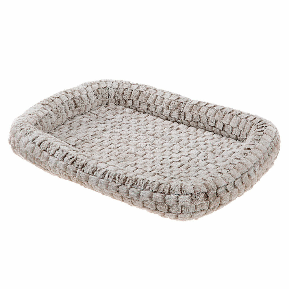 Ferplast coussin rembourré pour chiens et chats tender 105, matelas pour animaux, fourrure doux et écologique, anti-dérapant,