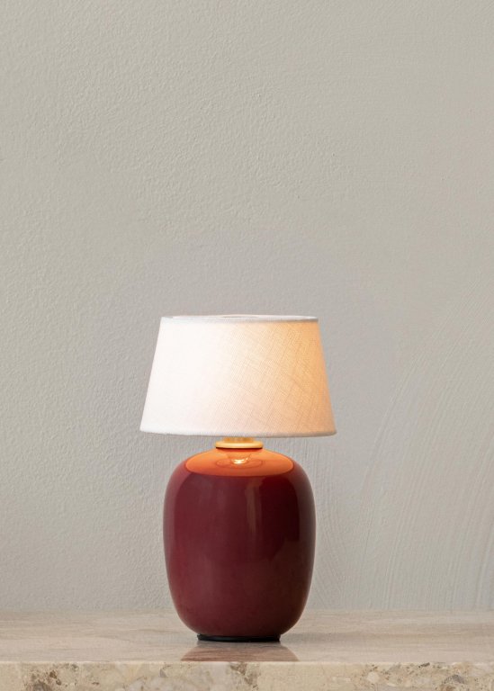 Audo Copenhagen Torso tafellamp oplaadbaar zand