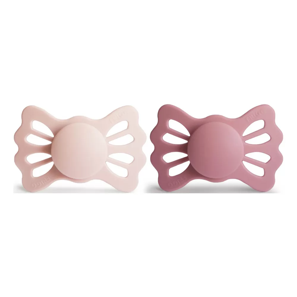 FRIGG Lucky Symetrisk Silikone Blush/Cedar str. 2 - 2 stk.