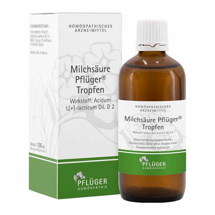Milchsäure Pflüger Tropfen, 100 ml