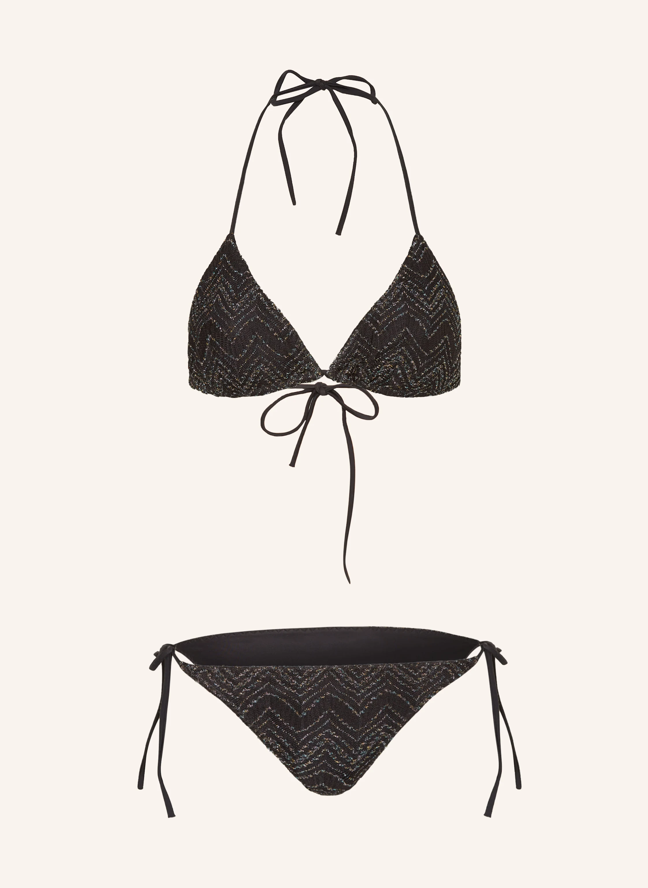 MISSONI Triangel-Bikini mit Glitzergarn