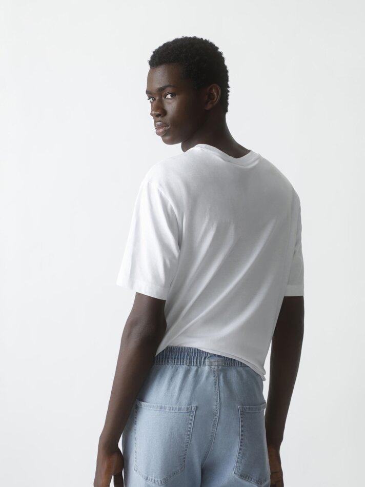 Calça jogger cargo - Índigo