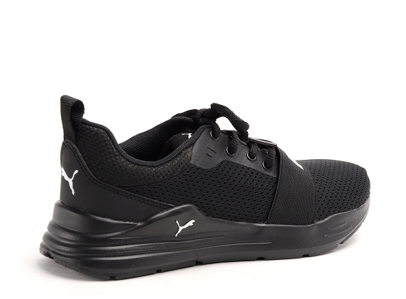Puma basses enfant jr wired run noir
