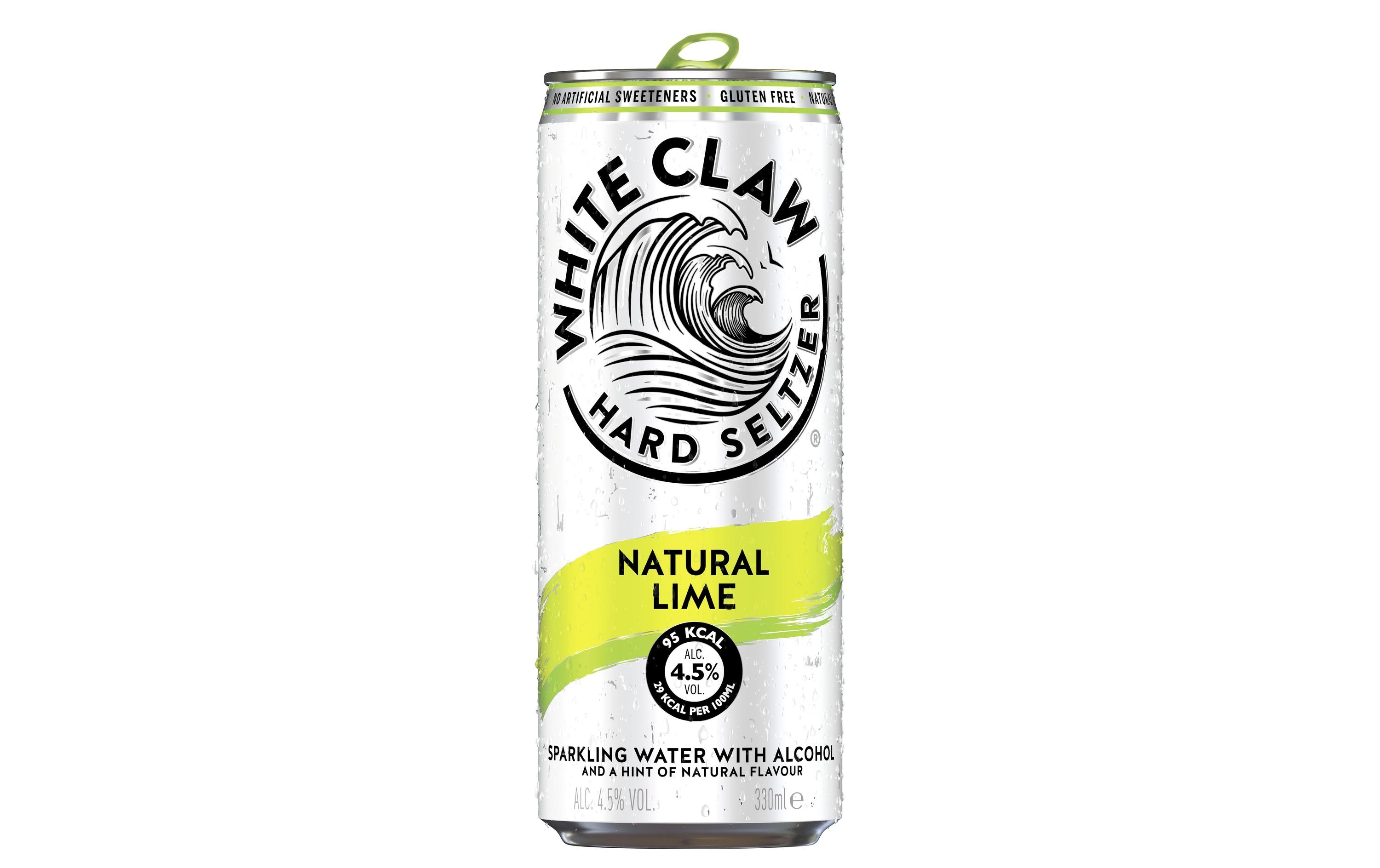 Hard Seltzer Natural Lime 12 x 0.33 lMixgetränk aus kohlensäurehaltigem Mineralwasser, Vodka und Zitronenaroma