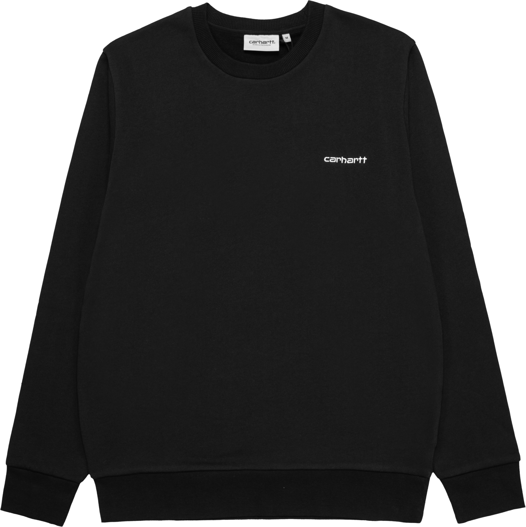 Carhartt WIP Script Embroidery Sweatshirt Schwarz