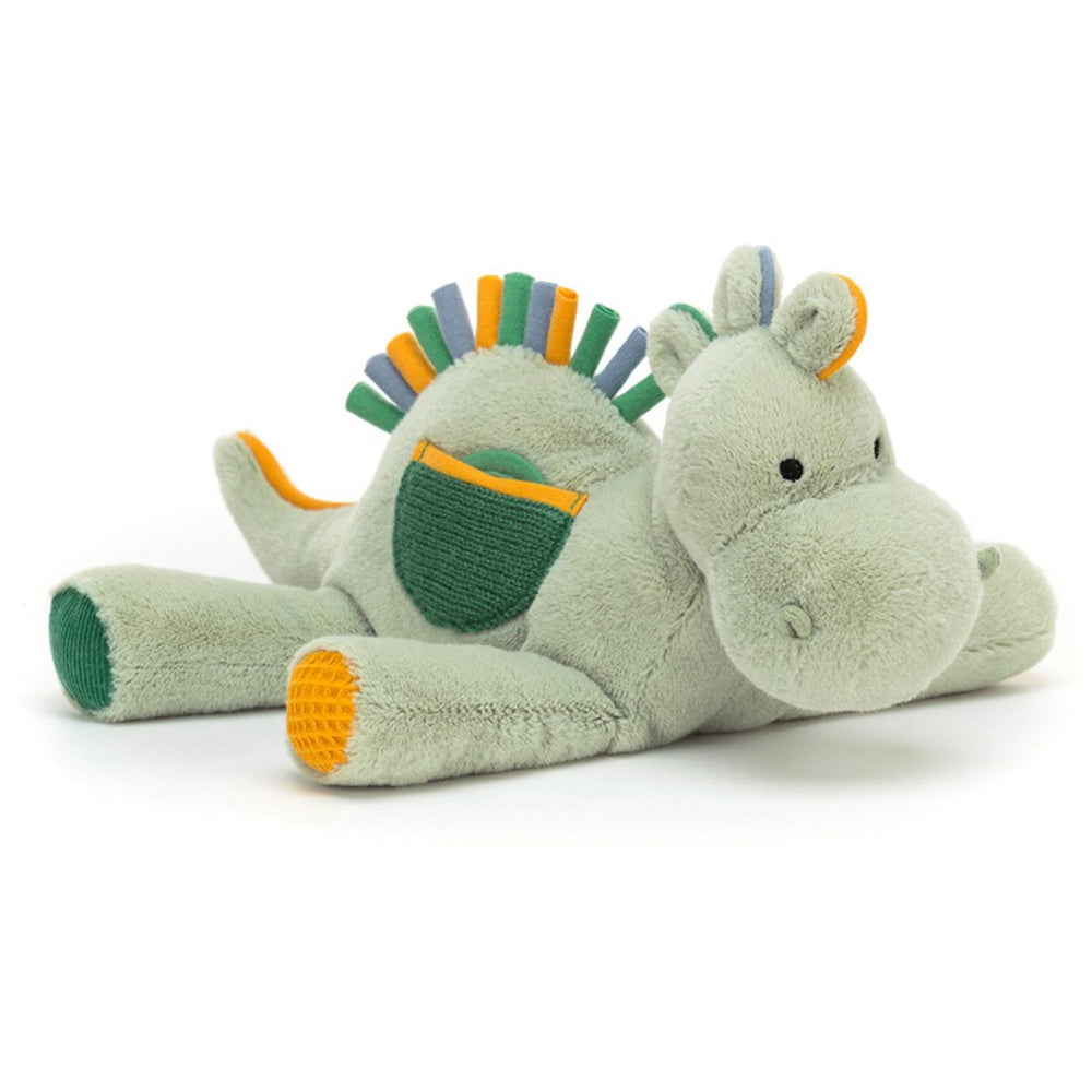Køb Jellycat Peek-a-Boo Dino Aktivitetsbamse
