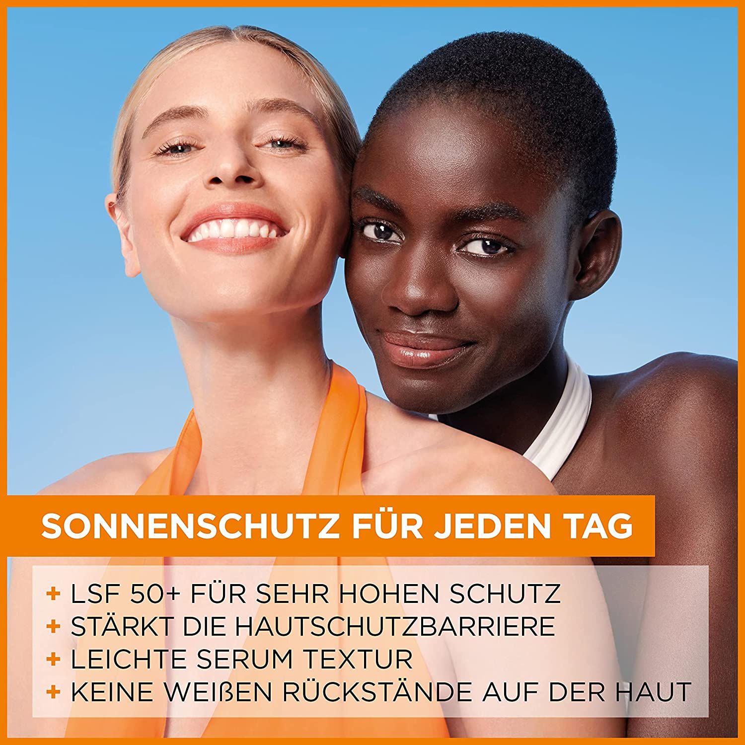 Garnier Serum mit Lichtschutzfaktor 50+, UVA- und UVB-Schutz, Für alle Hauttypen
