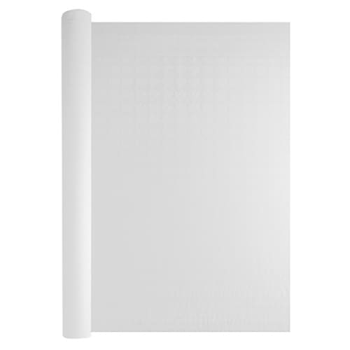 Nappe de table papier damassé 1,20 x 10 m blanche FSC Manufacture de l'Éphémère