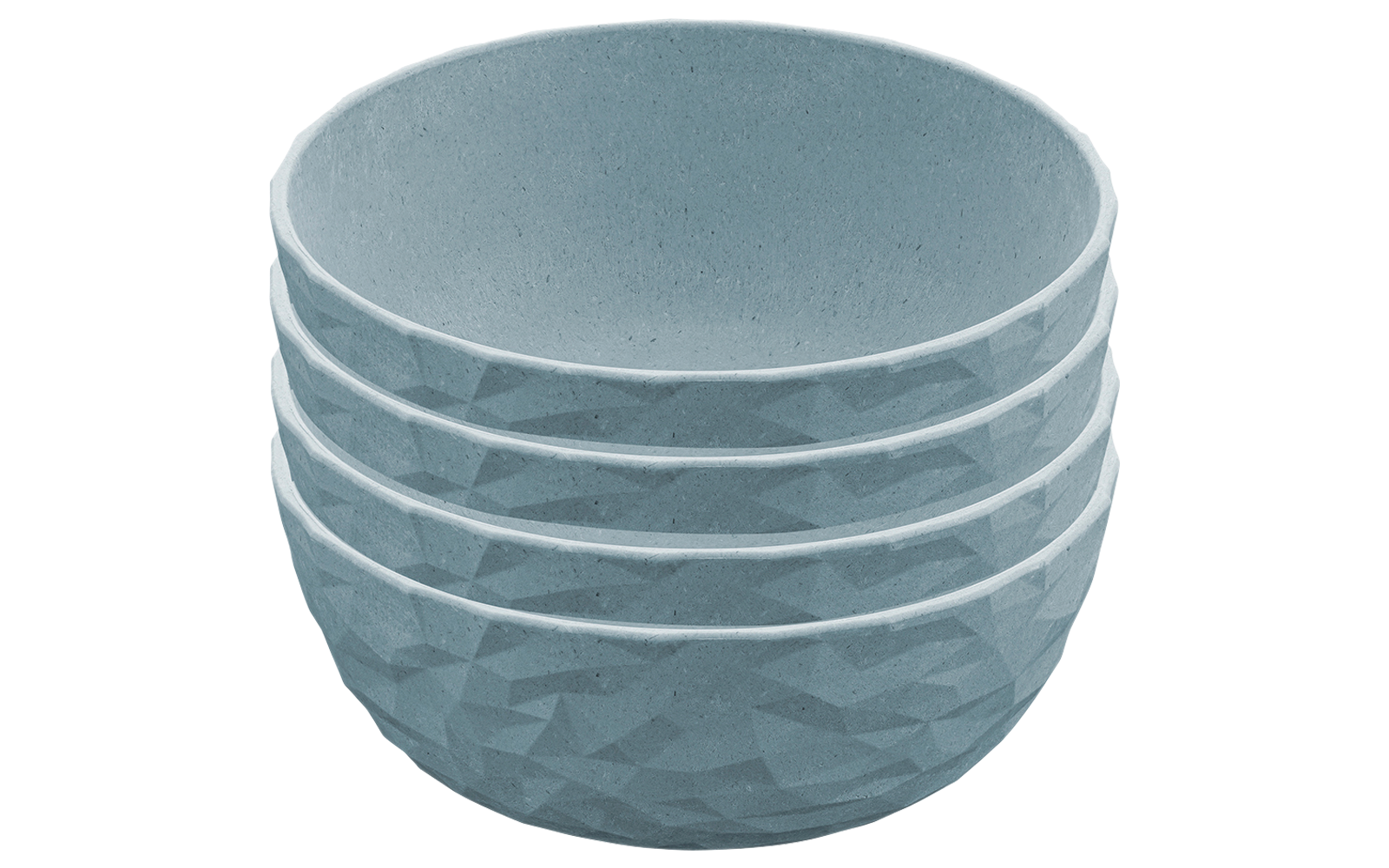 Koziol Club Bowl Schale 4-tlg. 700 ml - Nature Flower Blue
